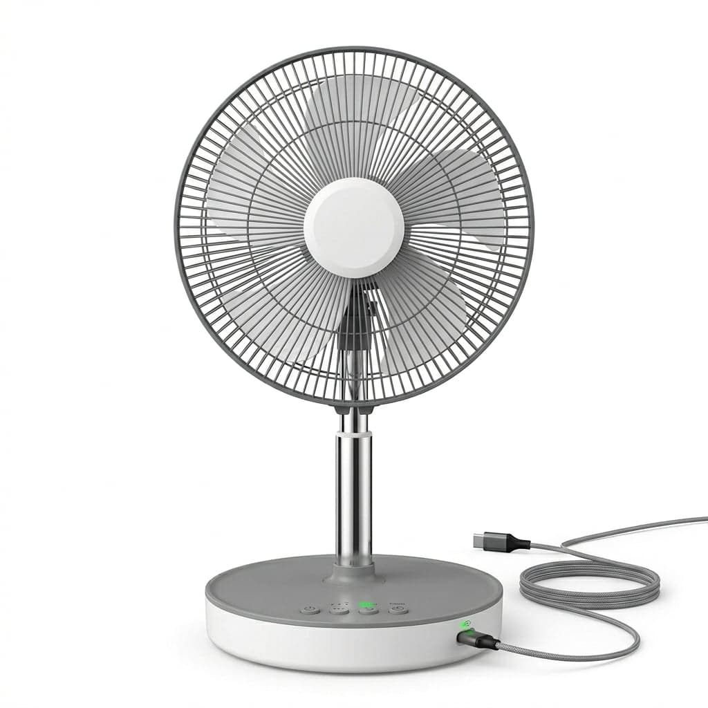 Rechargeable Table Fan (12-inch)